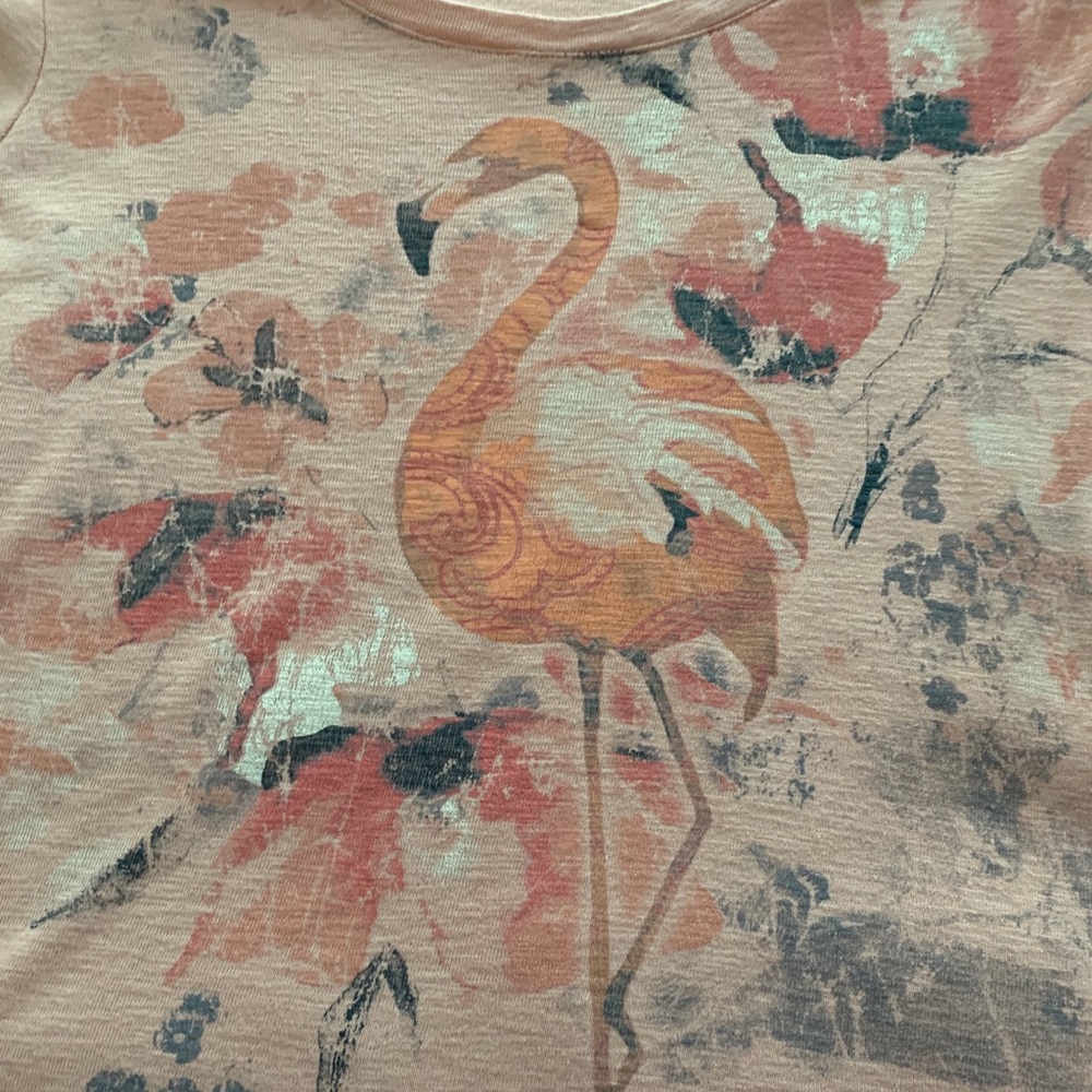 💎 Pullover T with Flamingo